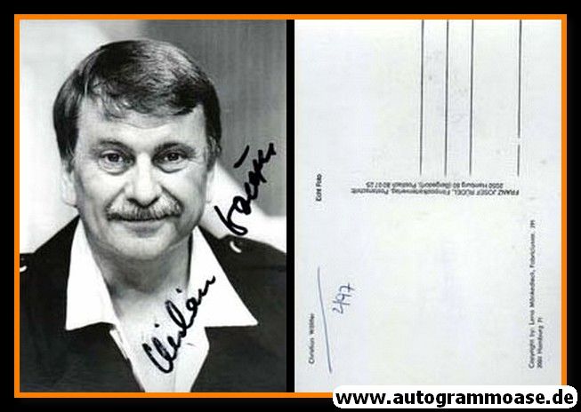 Autogramm Schauspieler | Christian WÖLFFER | 1980er (Portrait SW Rüdel)