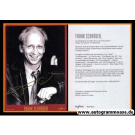 Autogramm Schauspieler | Frank SCHRÖDER | 1990er (Portrait SW) 2