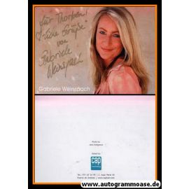 Autogramm Schauspieler | Gabriele WEINSPACH | 2010er (Portrait Color) Caphair