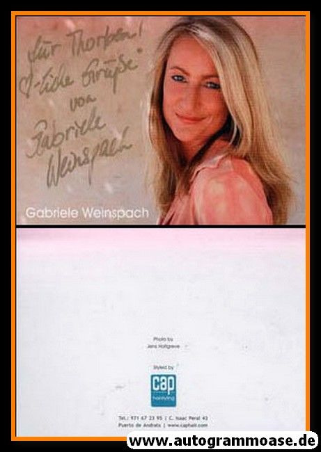 Autogramm Schauspieler | Gabriele WEINSPACH | 2010er (Portrait Color) Caphair