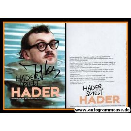 Autogramm Kabarett | Josef HADER | 1990er (Portrait Color) Dobetsberger