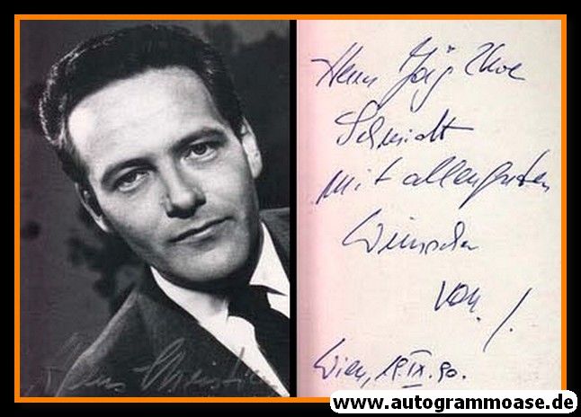 Autogramm Klassik | Hans CHRISTIAN | 1970er (Portrait SW)