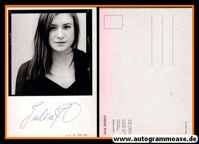 Autogramm Schauspieler | Julia JENTSCH | 2000er (Portrait SW) Klier