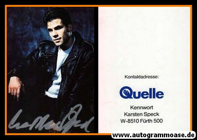 Autogramm Schauspieler | Karsten SPECK | 1990er (Portrait Color) Quelle 2