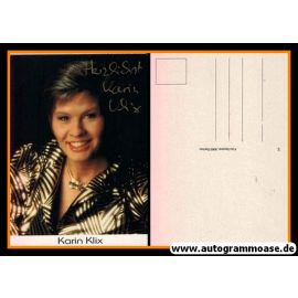 Autogramm TV | ARD | Karin KLIX | 1980er (Portrait Color) Sessner