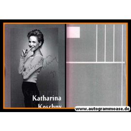 Autogramm Schauspieler | Katharina KOSCHNY | 2000er (Portrait SW)