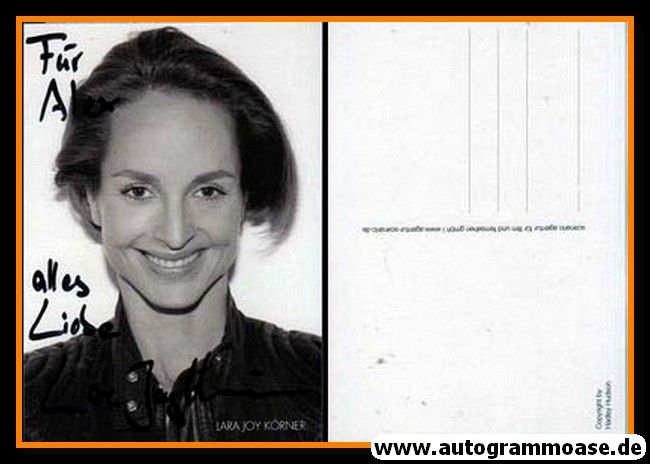 Autogramm Schauspieler | Lara Joy KÖRNER | 2010er (Portrait SW)