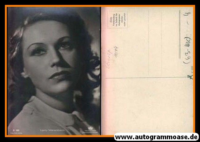 Filmpostkarte | Leny MARENBACH | 1930er (Portrait SW) FFV G186
