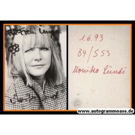 Autogramm Schauspieler | Monika LUNDI | 1980er (Portrait SW)