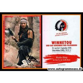 Autogramm Schauspieler | Nicolas KÖNIG | 2018 (Portrait Color) "Winnetou"