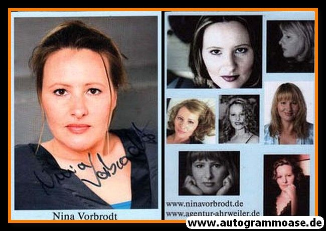 Autogramm Schauspieler | Nina VORBRODT | 2010er (Portrait Color) Ahrweiler