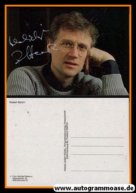 Autogramm Schauspieler | Robert ATZORN | 1980er (Portrait Color Rüdel) Rabanus