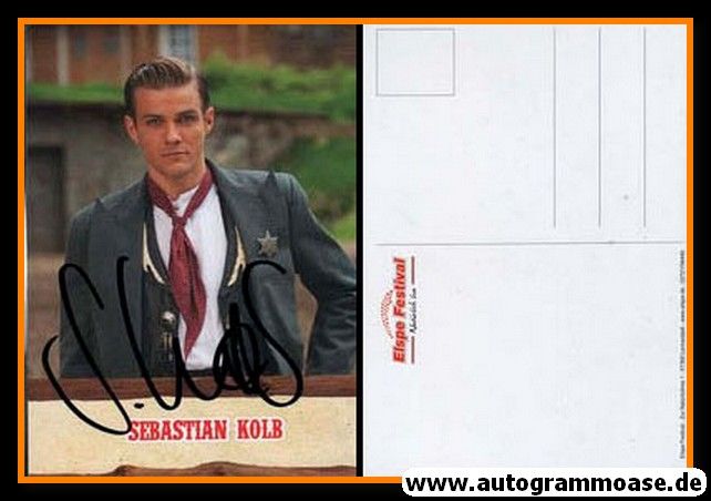 Autogramm Schauspieler | Sebastian KOLB | 2010er (Portrait Color) Elspe