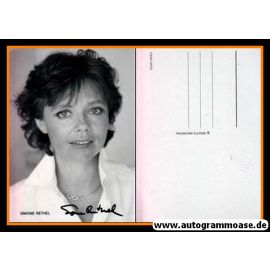 Autogramm Schauspieler | Simone RETHEL | 1980er (Portrait SW) Wex-Rethel
