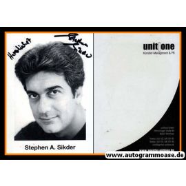 Autogramm Schauspieler | Stephen A. SIKDER | 1960er (Portrait SW) Unit One