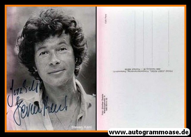 Autogramm Schauspieler | Steven KENT | 1980er (Portrait SW) Rüdel