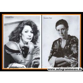 Autogramm Schauspieler | Susanne PETER | 2000er (Portrait SW)