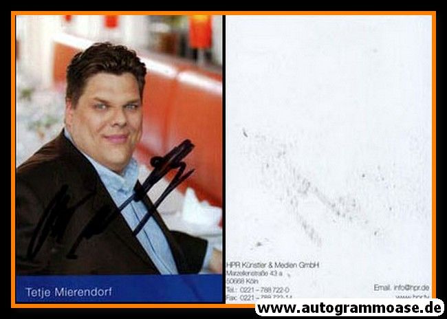 Autogramm Schauspieler | Tetje MIERENDORF | 2010er (Portrait Color) HPR