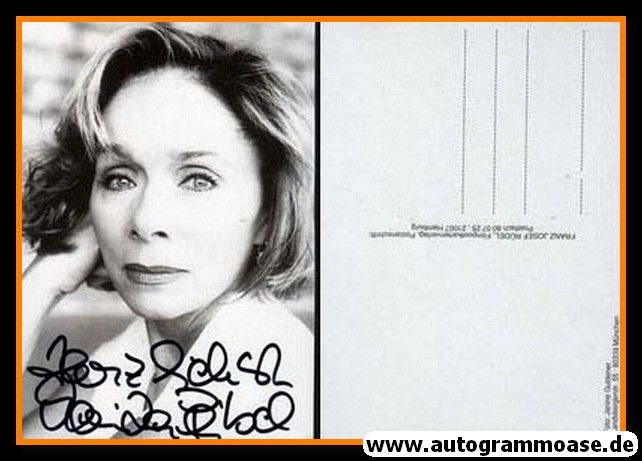 Autogramm Schauspieler | Monika PEITSCH | 1980er (Portrait SW Rüdel)