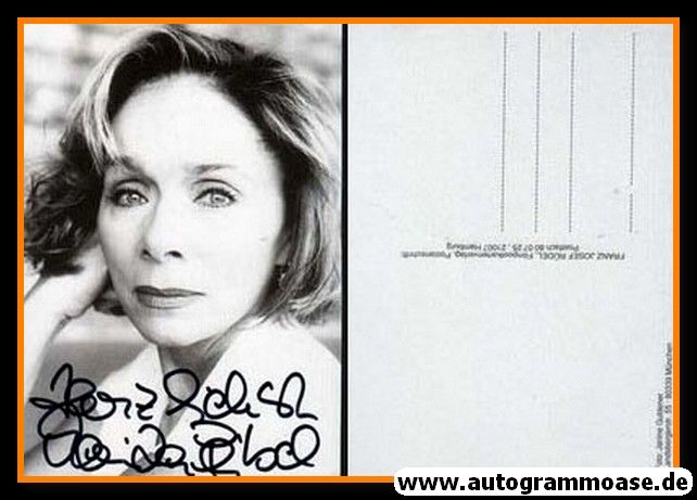 Autogramm Schauspieler | Monika PEITSCH | 1980er (Portrait SW Rüdel) Guldener