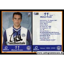 Autogramm Fussball | Hertha BSC Berlin | 1999 | Michael PREETZ