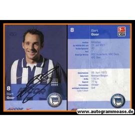Autogramm Fussball | Hertha BSC Berlin | 2002 | Bart GOOR