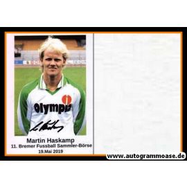 Autogramm Fussball | SV Werder Bremen | 1981 Retro | Martin HASKAMP