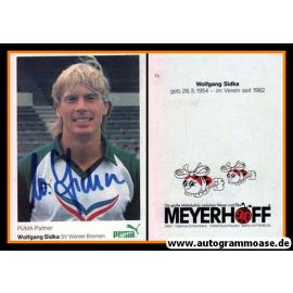 Autogramm Fussball | SV Werder Bremen | 1984 | Wolfgang SIDKA