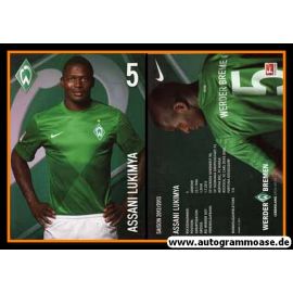 Autogramm Fussball | SV Werder Bremen | 2012 | Assani LUKIMYA (ohne Logo)