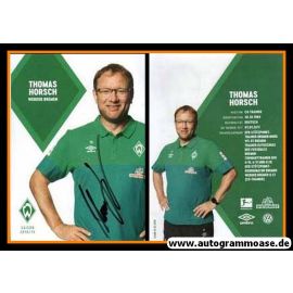 Autogramm Fussball | SV Werder Bremen | 2018 | Thomas HIRSCH