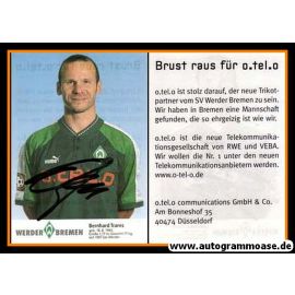 Autogramm Fussball | SV Werder Bremen | 1997 blau | Bernhard TRARES