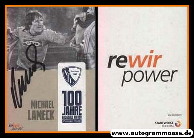 Autogramm Fussball | VfL Bochum | 1970er Retro | Michael LAMECK