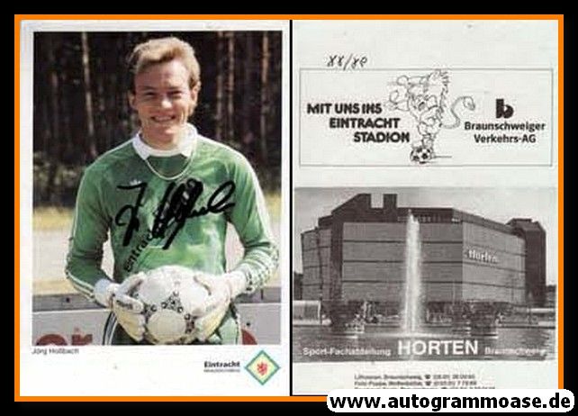 Autogramm Fussball | Eintracht Braunschweig | 1987 | Jörg HOSSBACH