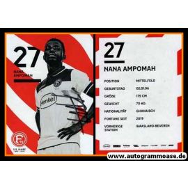 Autogramm Fussball | Fortuna Düsseldorf | 2019 | Nana AMPOMAH