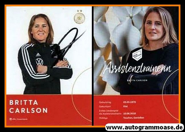 Autogramm Fussball (D) | DFB | 2019 Adidas | Britta CARLSON