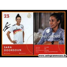 Autogramm Fussball (D) | DFB | 2019 Adidas | Sara DOORSOUN