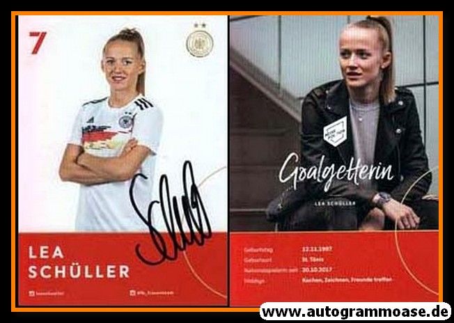 Autogramm Fussball (D) | DFB | 2019 Adidas | Lea SCHÜLLER