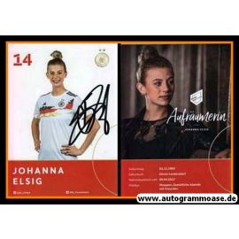 Autogramm Fussball (D) | DFB | 2019 Adidas | Johanna ELSIG
