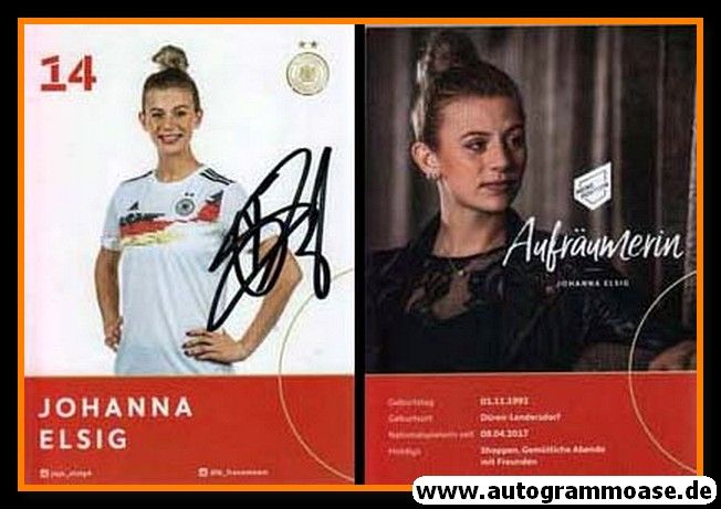 Autogramm Fussball (D) | DFB | 2019 Adidas | Johanna ELSIG