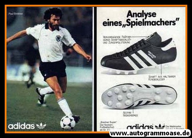 AK Fussball | DFB | 1982 Adidas | Paul BREITNER (Spielszene Color)