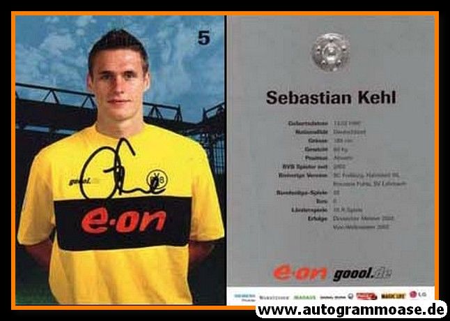 Autogramm Fussball | Borussia Dortmund | 2002 | Sebastian KEHL