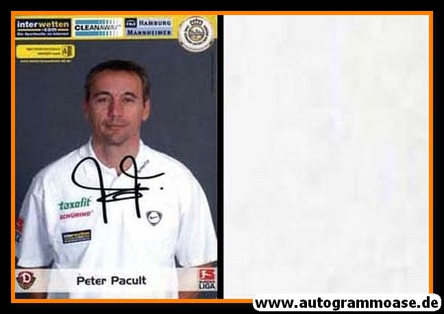 Autogramm Fussball | Dynamo Dresden | 2005 | Peter PACULT