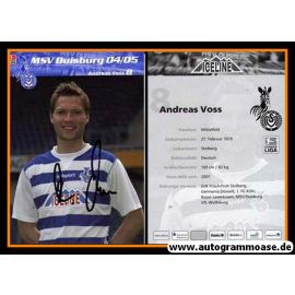 Autogramm Fussball | MSV Duisburg | 2004 | Andreas VOSS