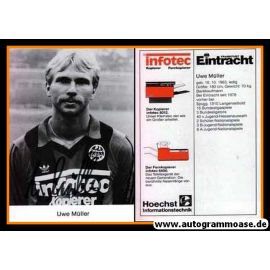 Autogramm Fussball | Eintracht Frankfurt | 1983 | Uwe MÜLLER (SW)