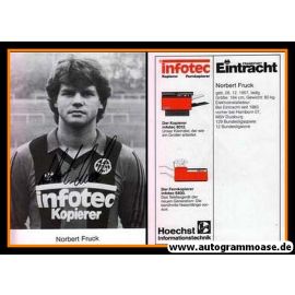 Autogramm Fussball | Eintracht Frankfurt | 1983 | Norbert FRUCK