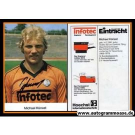 Autogramm Fussball | Eintracht Frankfurt | 1983 | Michael KÜNAST