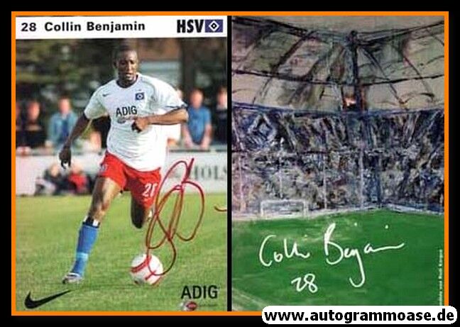 Autogramm Fussball | Hamburger SV | 2004 | Collin BENJAMIN