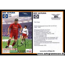Autogramm Fussball | Hamburger SV | 2010er Altliga | Peter NOGLY