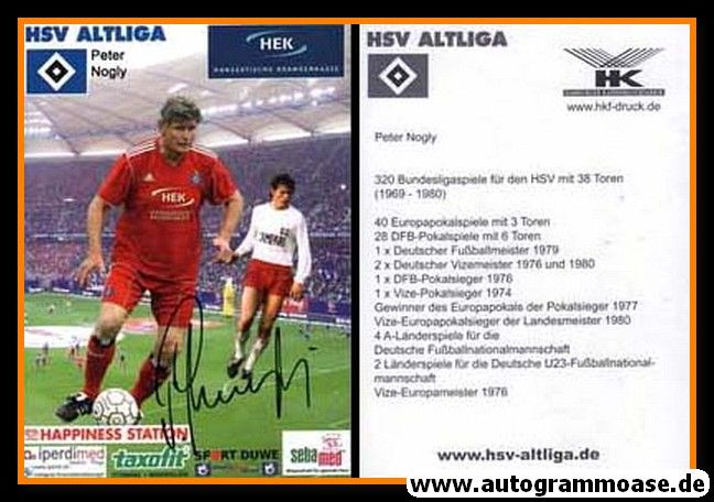 Autogramm Fussball | Hamburger SV | 2010er Altliga | Peter NOGLY