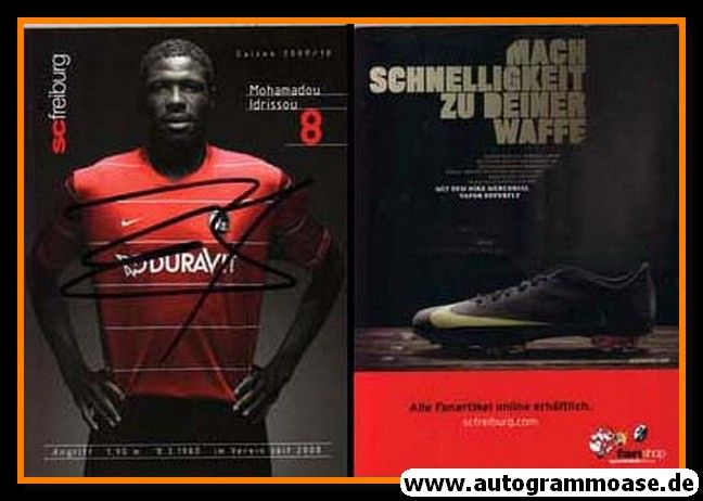 Autogramm Fussball | SC Freiburg | 2009 | Mohamadou IDRISSOU